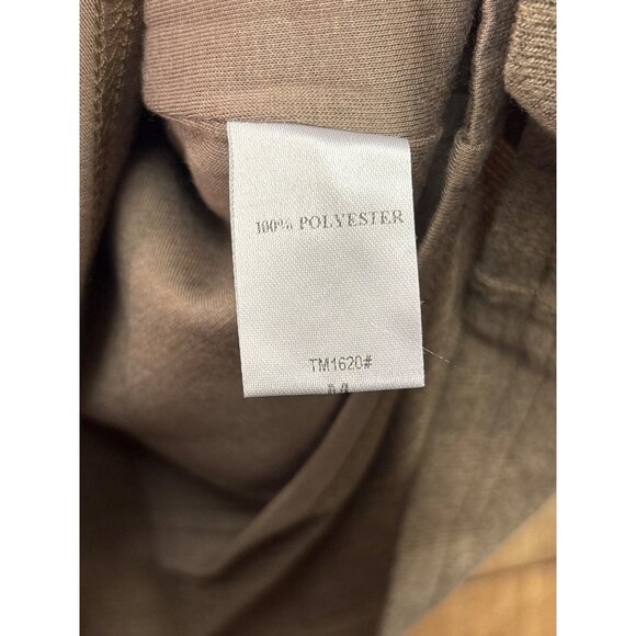 Theme Tan & Black Short Sleeve A-Line Dress M - Picture 4 of 7